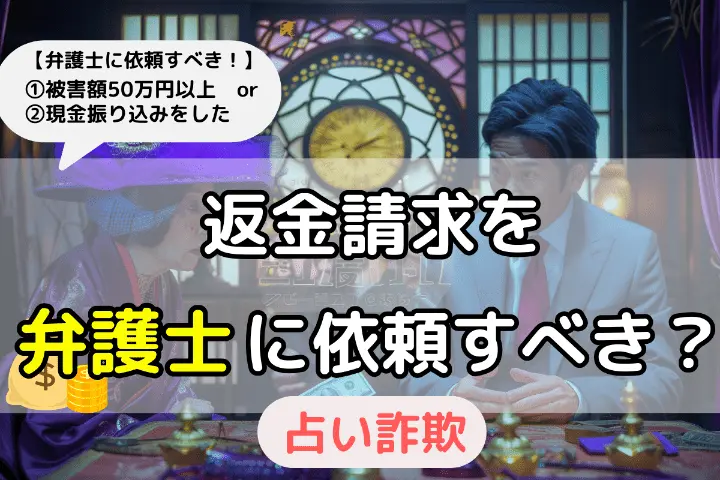 返金請求を弁護士に依頼すべき？